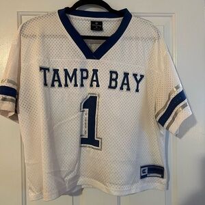 Tampa Bay White and Blue Short Sleeve Tee